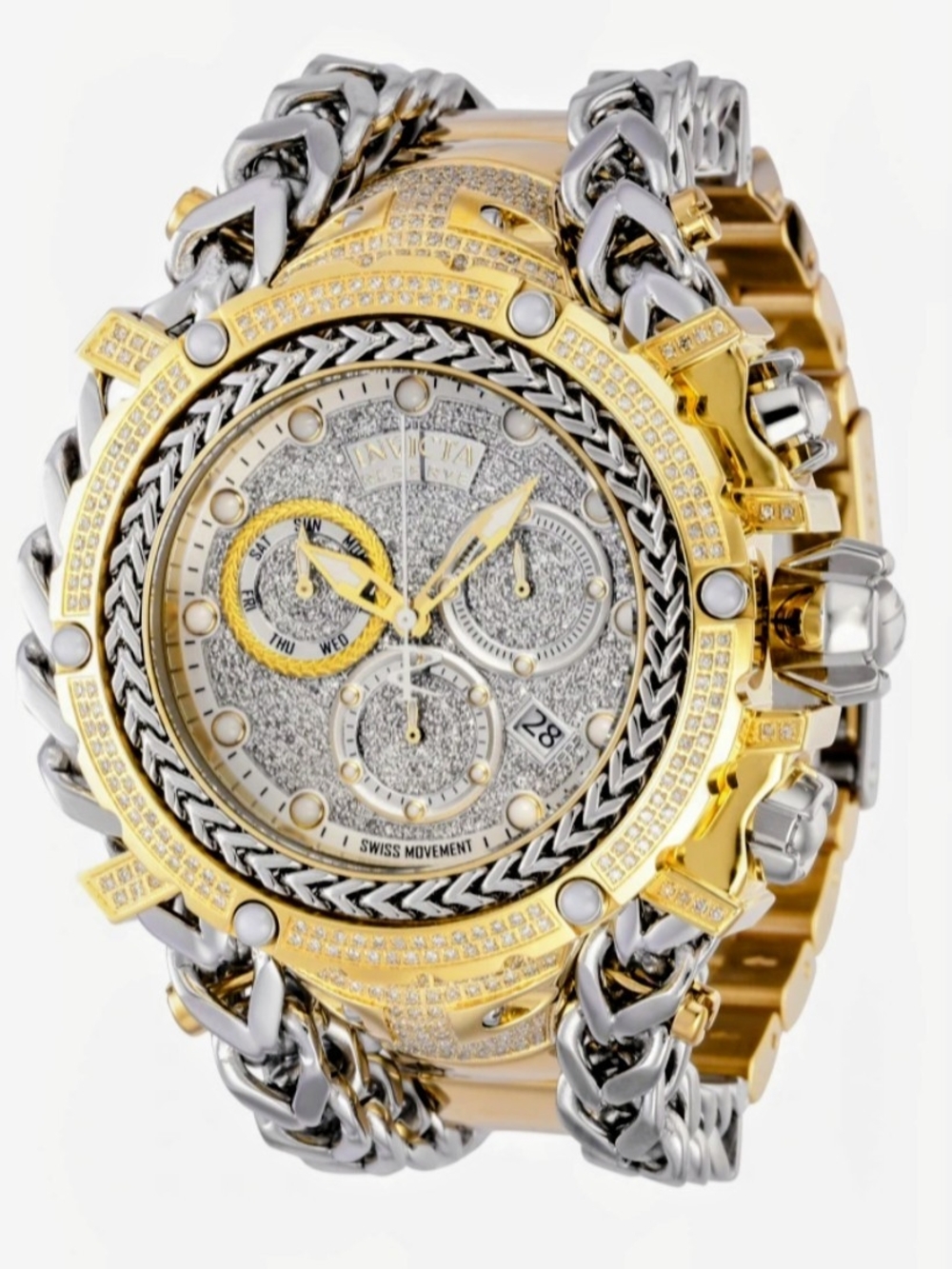 Invicta Reserve Gladiator Swiss Rhonda Z-60 With 2.92 Carats Of Diamonds,58.3mm